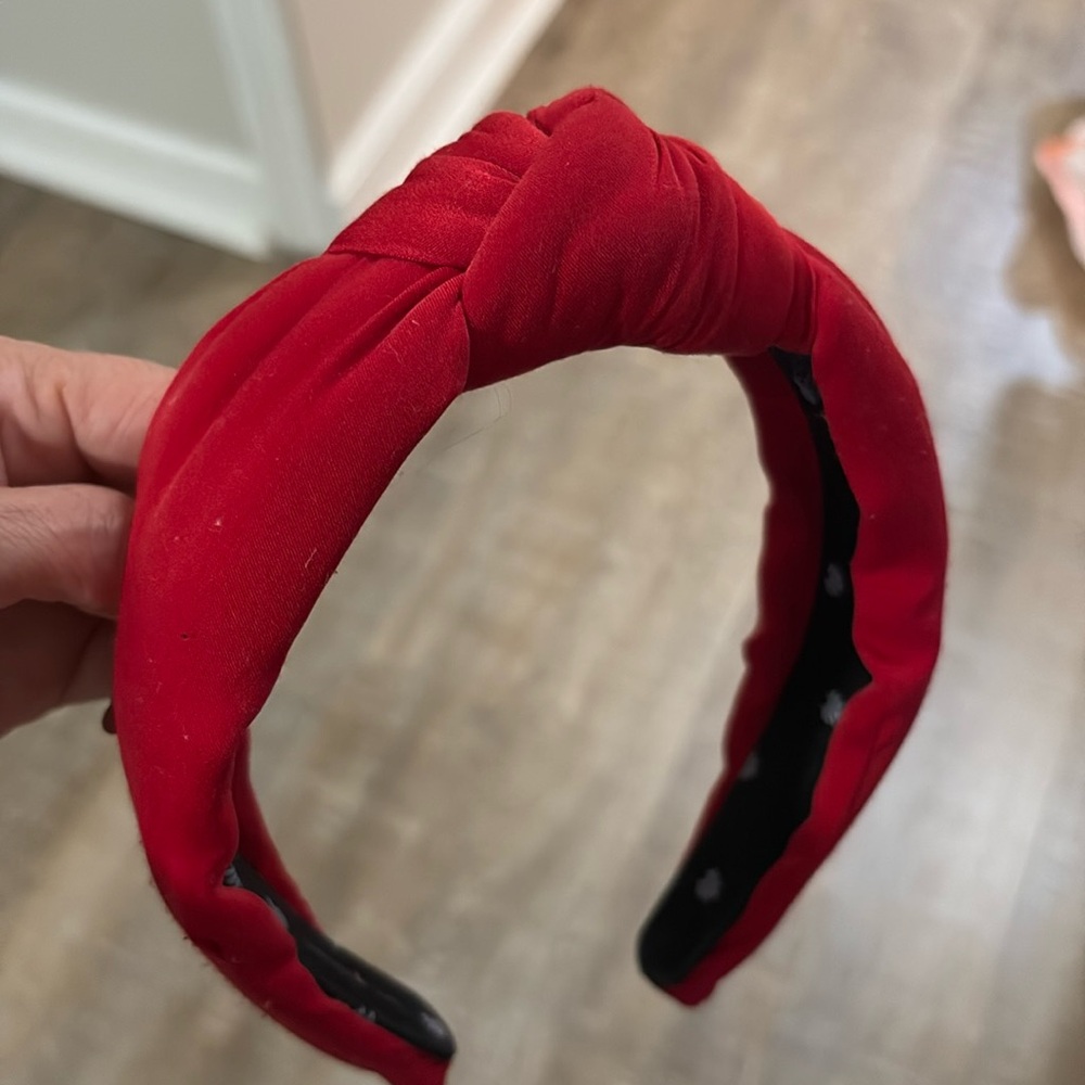 Paddington Red Silk Lele Sadoughi Headband